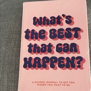 What's The Best That Can Happen? Pink Guided Journal